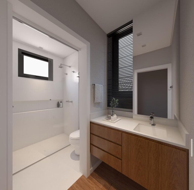 Projeto de interiores de apartamento no bairro Barreiros, em São José SC, desenvolvido por arquiteta com ambientes modernos, funcionais e personalizados.