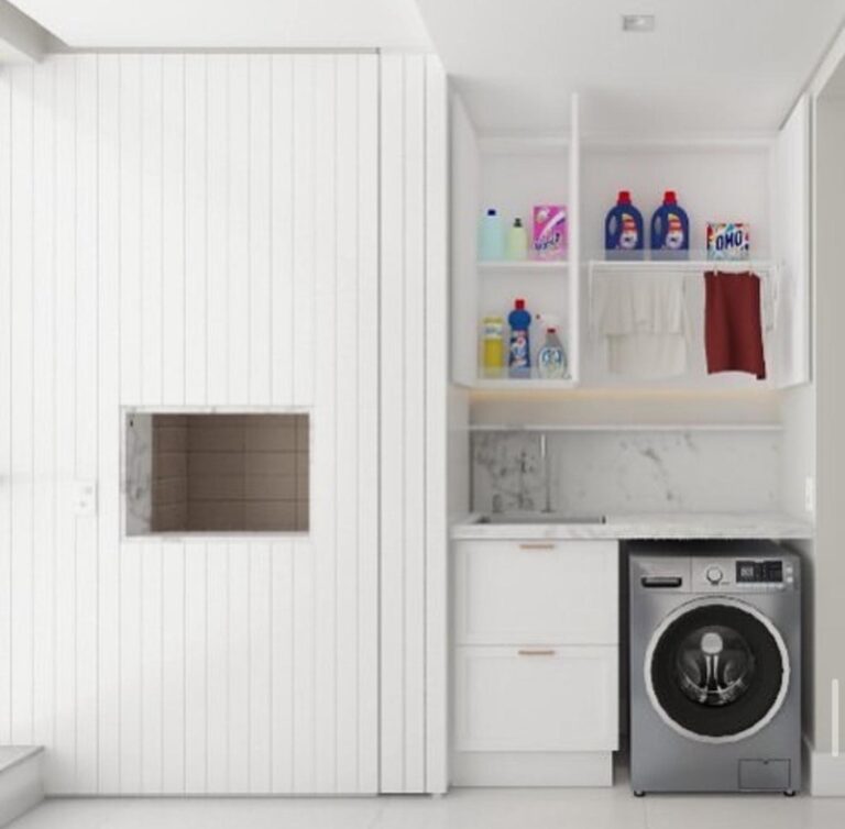 Projeto de interiores de apartamento em Jurerê Internacional, Florianópolis SC, desenvolvido por arquiteta com ambientes sofisticados, funcionais e valorização da iluminação natural.