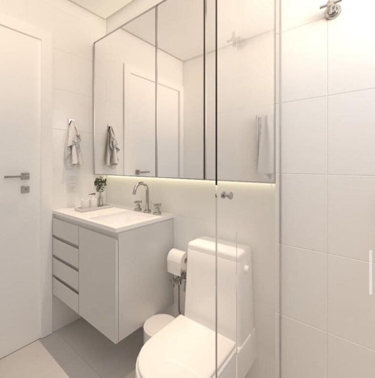 Projeto de interiores de apartamento em São José SC com ambientes modernos, planejados e funcionais, valorizando conforto e praticidade.