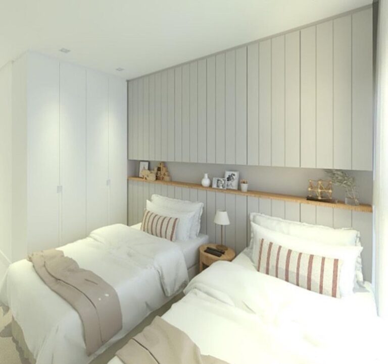 Projeto de interiores de apartamento em São José SC com ambientes modernos, planejados e funcionais, valorizando conforto e praticidade.