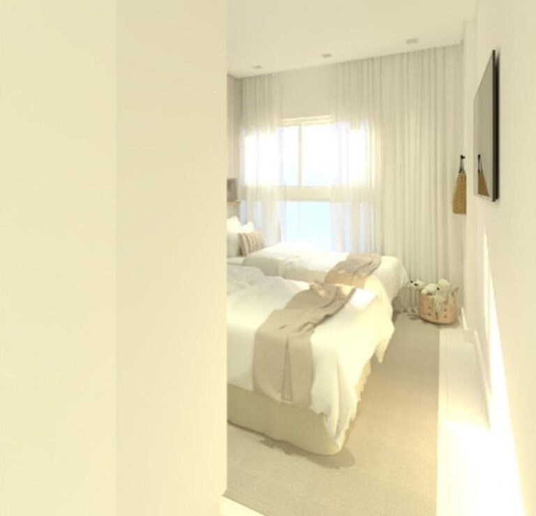 Projeto de interiores de apartamento em São José SC com ambientes modernos, planejados e funcionais, valorizando conforto e praticidade.