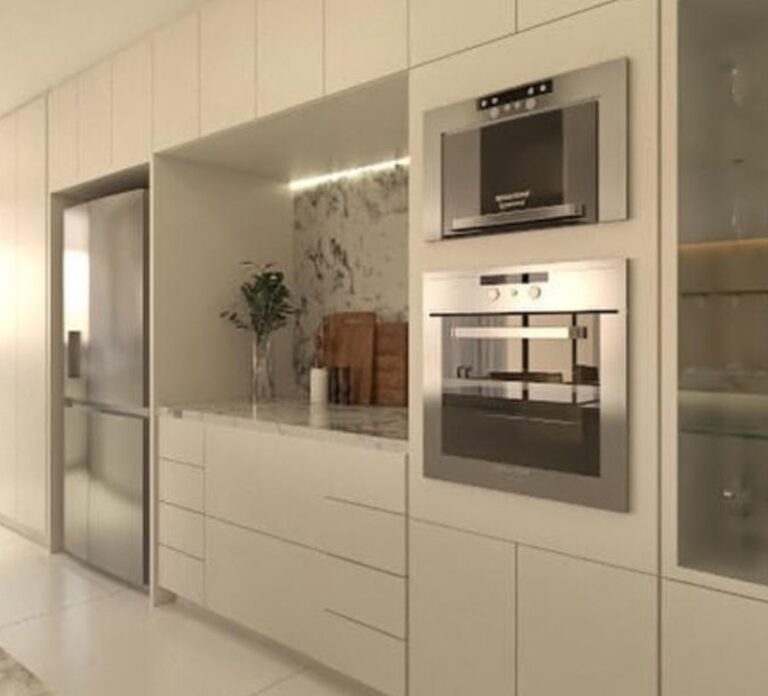 Projeto de interiores de apartamento em Jurerê Internacional, Florianópolis, com ambientes modernos, iluminação natural e design sofisticado.